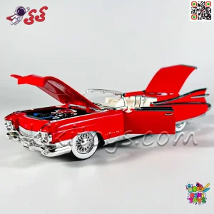 نمای داخلی ماکت Cadillac Eldorado Biarritz 1959 صندلی کرم