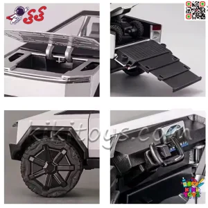 جزئیات بدنه ماکت Tesla Cybertruck Camping RV