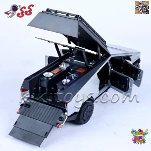 نمای عقب ماکت فلزی Tesla Cybertruck Camping RV