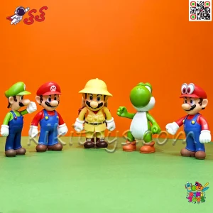 ست ۵ عددی فیگور سوپر ماریو Super Mario