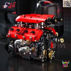 اسباب بازی لگویی موتور خودرو V8 مناسب کلکسیون و علاقه‌مندان ماشین