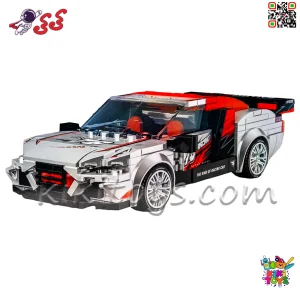 زئیات بدنه و طراحی لگو ماشین مسابقه‌ای Racing مدل C2167-2 ساختنی