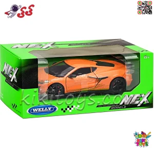 ماکت فلزی ماشین اسپرت Chevrolet Corvette Z06 2023 نارنجی коллекسیون ویلی