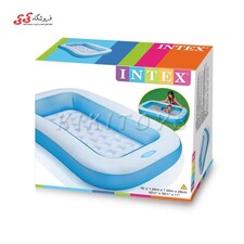 استخر و وان حمام بادی کودک مستطیل اینتکس 166 سانتیمتر intex 57403