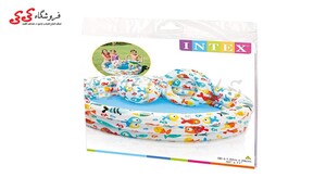 استخر توپ و حلقه اینتکس 132 سانتیمتر intex 59469