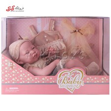 اسباب بازی عروسک نوزاد با چهره طبیعی متوسط Baby So LOVELY