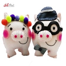 عروسک خوک نمدی