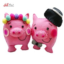 عروسک خوک نمدی