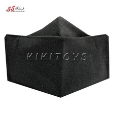 ماسک صورت سه بعدی پارچه ای سه لایه مشکی