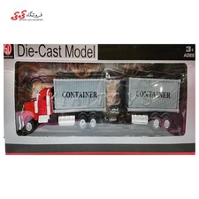 ماکت فلزی تریلی با کانتینر  DIE Cast Model