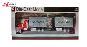 ماکت فلزی تریلی  با کانتینر  DIE Cast Model