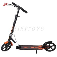 اسکوتر آلومینیومی دو چرخ میکرو مشکی نارنجی MICRO S200