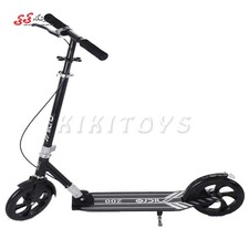 اسکوتر آلومینیومی دو چرخ میکرو مشکی نقره ای MICRO S200
