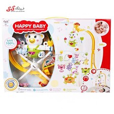 اویز تخت نوزاد موزیکال اسباب بازی HAPPY BABY 68821