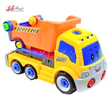 کامیون کمپرسی با دریل برقی اسباب بازی KAMYU Dump Trucks