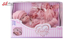 اسباب بازی عروسک نوزاد کالباسی با چهره طبیعی کوچک Baby So LOVELY