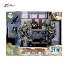 اکشن فیگور ماکت آسایشگاه نظامی و سرباز ام اند سی MILITARY LIFE C TOY 77035B