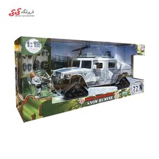 ماکت ست ماشین هامر طرح چرخ زنجیری 77054 برفی ام اند سی SNOW HUMVEE M C TOY