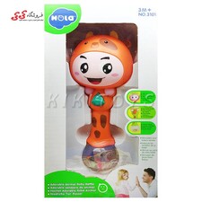 جغجغه موزیکال هولی تویز 31012 نارنجی Hulie Toys