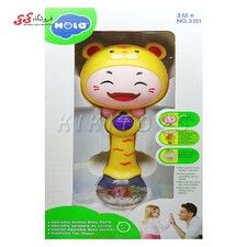 جغجغه موزیکال هولی تویز 31013 زرد Hulie Toys