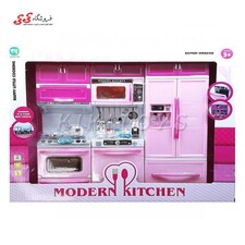 اسباب بازی | آشپزخانه کودک | باربی صورتی Modern Kitchen