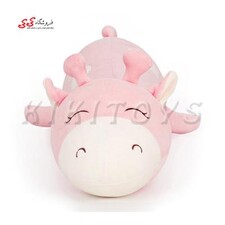 عروسک پولیشی زرافه سایز بالشتی خوابیده 2