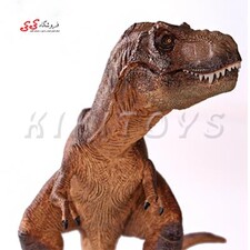 فیگور حیوانات دایناسور تیرکس دم کج قهوه ای Tyrannosaurus Rex