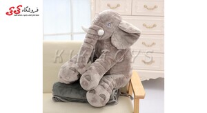 عروسک پولیشی فیل بالشتی بزرگ 70 سانت اورجینال Pillow Doll