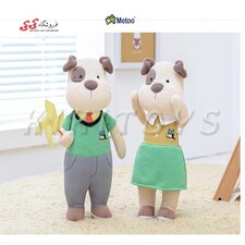 عروسک پولیشی جفت خانوم و اقای سگ Plush toys 914016