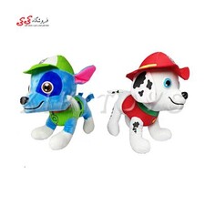 عروسک پولیشی سگ های نگهبان مارشال و راکی سایز متوسط