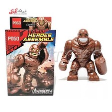 لگو غول مرد گلی کلی فیس LEGO clay face