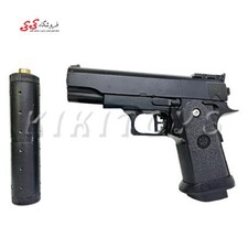 کلت فلزی با صدا خفه کن  Airsoft gun v5