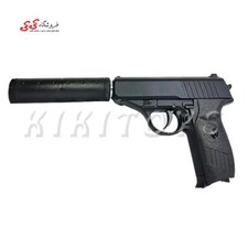کلت فلزی با صدا خفه کن Airsoft gun V3
