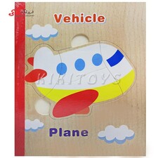 پازل کتابی چوبی قطعه درشت Baby Puzzle