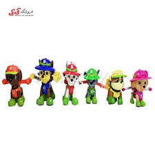فیگور سگ های نگهبان ست 6 عددی PAW Patrol