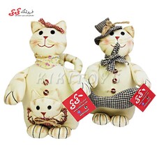 عروسک پولیشی گربه دست دوز