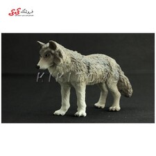 فیگور حیوانات ماکت گرگ سایز متوسط fiqure of wolf