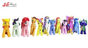 فیگور اسب های پونی بزرگ ست 12 عددی PONY KH022