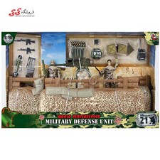 ماکت سنگر و پایگاه صحرایی نظامی 77081 برند ام اند سی MILITARY DEFENSE UNIT M C TOY