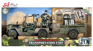 سرگرمی فکری ماکت جیپ نظامی برند ام اندسی MILITARY CAMPSITE M C TOY