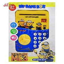اسباب بازی قلک رمزدار طرح مینیون MY SAFE BOX Minions