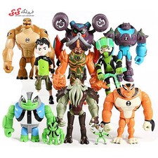 اکشن فیگور 11 عددی بن تن سری جدید BEN10