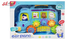 خرید ارگ اسباب بازی موزیکال کودک طرح اتوبوس Car Piano | فروشگاه کی کی