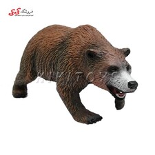 فیگور حیوانات ماکت خرس قهوه ای خوابیده Brown Bear 1184