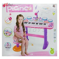 اسباب بازی پیانوی پایه دار با میکروفون Electronic Piano 7004C