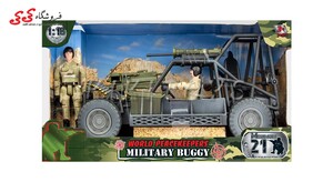 ماکت جیپ نظامی صحرایی 77022 برند ام اند سی MILITARY M C TOY