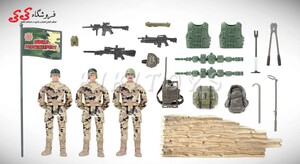 خرید اکشن فیگور سرباز با تجهیزات نظامی برند ام اند سی