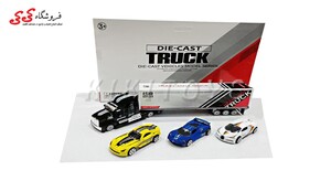 ماکت تریلی فلزی با ماشین DIECAST TRUCK 1005