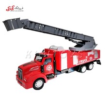 ماشین آتشنشانی فلزی با نردبان اسباب بازی Metal fire truck 4566