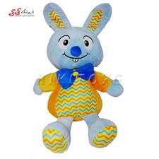 عروسک پولیشی نوزادی خرگوش آبی موزیکال
